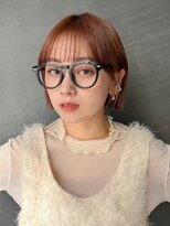 ガーデンヨコハマ(GARDEN YOKOHAMA) ミニボブ切りっぱなしタッセルボブダブルカラーピンクベージュ