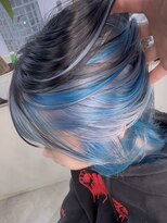 イエナ 渋谷(IENA)&nbsp;シルバーシアン　デザインカラー　インナーカラー