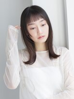 ウル 表参道(HOULe) 顔周りレイヤー　くびれヘア　ベージュカラー　透明感　髪質改善