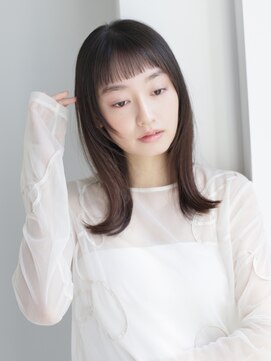 ウル 表参道(HOULe) 顔周りレイヤー　くびれヘア　ベージュカラー　透明感　髪質改善