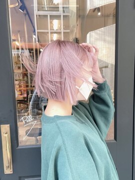 アソビ(Asobi) 【ブリーチ2-3回】ピンクベージュ