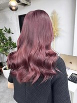 リア(riah) ダブルカラーミルクティーベージュレイヤーカット韓国ヘア