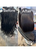 サクラ 岐阜(SAKURA)&nbsp;美髪縮毛矯正ボブ　切りっぱなしボブ　髪質改善　岐阜美容室