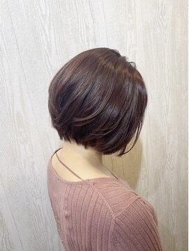 テーラヘアー つくば研究学園店(TELA HAIR) ピンクブラウン×ショートボブ【TELA HAIR つくば研究学園】