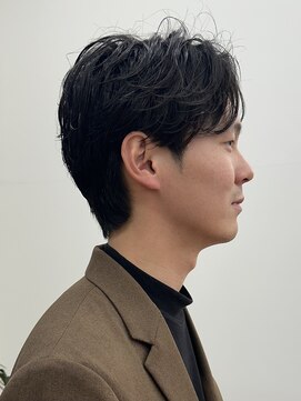 パークレーン アイス イヴェン(park lane ICI yeven) フェザーパーマ　ニュアンスパーマ　メンズカット　20代30代