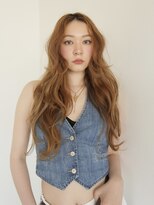 エヌ トーキョー(enu TOKYO) オレンジブラウン　レイヤーカット　海外ヘア