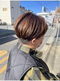 【Gift.hair&spa】ハンサムショート×マットベージュ