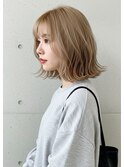 千葉駅/オリーブグレー/小顔/ココアベージュ