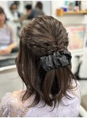 お呼ばれハーフアップアレンジ！