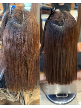 ロアナミドリノ(LOANA MIDORINO) 縮毛矯正（before/after）