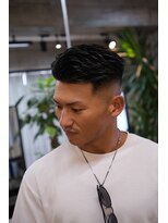 アップセット(UP SET)&nbsp;サイドパート、茨木市スキンフェード、茨木市フェード、バーバー