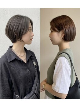 ダスク 武蔵小杉(dusk)の写真/大胆スタイルチェンジ～ショートスタイルのメンテナンスカットもおまかせ♪丸み×くびれで横顔美人に◎