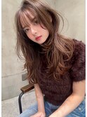 【ROJITHA原宿表参道】レイヤーセミロング×ラフベージュ