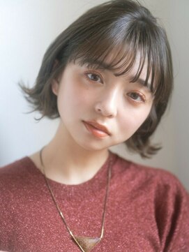 エミュ 表参道 青山(emu) 【emu井上信洋】ワイドバングでおしゃれ外ハネボブ【エミュ】