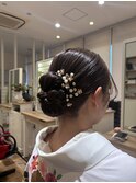 ヘアセット/袴着付け
