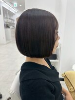 アイニ 天王寺アポロ店(aini) 切りっぱなしぱつんボブ