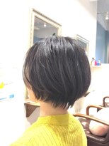 ヘアー グリーン(hair green) 30代40代50代/爽やかショートボブ/丸みショートボブ