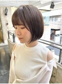 【LAGOON】大人可愛い似合わせボブ×柔らかオリーブベージュ