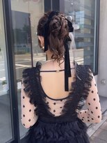 ジャガラ 千葉駅北口店(JAGARA)&nbsp;ショコラブラウン×お呼ばれヘア/ゆるふわアレンジ【千葉】