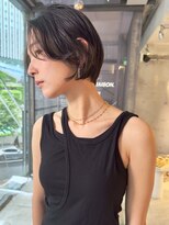スクリーンギンザメゾン 銀座(SCREEN GINZA MAISON.) ミルクティーブロンド/ダークブルー/デジタルパーマ/銀座