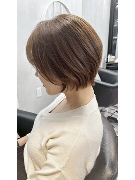 メルシー 福岡天神店(Merci) 福岡天神ボブ×自然な縮毛矯正で朝ラク