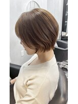 メルシー 福岡天神店(Merci) 福岡天神ボブ×自然な縮毛矯正で朝ラク