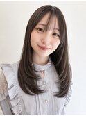 重さを残したナチュラルレイヤー◎
