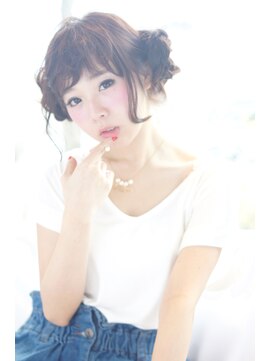 シエル ヘアーデザイン(Ciel Hairdesign) 【Ciel】 ロングで作る羊風ツインテールアレンジ