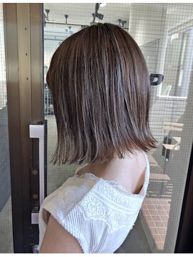 ワープ 青葉台(WARP) アッシュベージュハイライトボブ☆