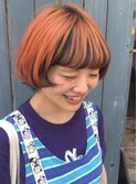 オレンジマッシュ［magiyhair 西部笑］