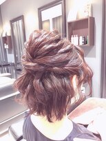 アイディー ヘアメイク(iDhair&make)&nbsp;ハーフアップ