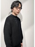 刈り上げ　バーバー　パーマ　センターパート［札幌/大通］