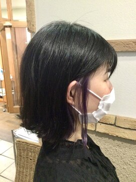 トップヘアー 中庄店(TOP HAIR fuapua) 耳かけショートボブ