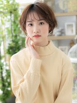 カバーヘア ブリス 戸田公園西口店(COVER HAIR bliss)&nbsp;フレンチガーリー抜け感小顔ボブショートa戸田公園20代30代40代