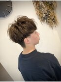 クセ毛風マッシュショート