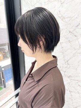 メモリーズ 銀座(Memories) 乾かしてオイルで簡単スタイリング！大人可愛いショートヘア！