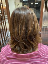 ビューティーヘアサロン アングル 八戸ノ里店(Beauty Hair Salon angle)&nbsp;外ハネミディスタイル