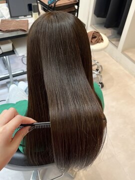 プレシャスバイプロデュース(precious by Produce) 髪質改善ストレート×カーキベージュ［町田/町田駅/町田駅前店]