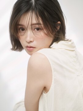 ウィット(wit) ダークアッシュなヘルシーボブ【wit 武蔵小杉】