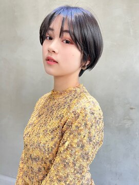 メーヴェ(Mowen) mowen 南堀江 丸みショート×アッシュカラー×外国人風