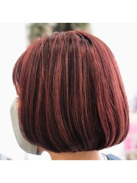 ナムナム 本陣店(NAM2) 大人ボブ　ピンクグレーヘアカラー