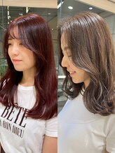 【フェザーバング】を取り入れてトレンドを抑える！！髪質改善カラーと合わせて柔らかさと透け感を！#韓国