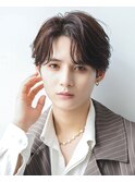 ツーブロック束感流行ニュアンスセンターパート