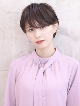 アンド ストーリーズ(&STORIES) 大人可愛い小顔ひし形クビレ丸み20代30代40代大人ショート(蘭)