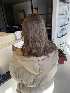 ライリー(riley) ミルクティーグレージュ