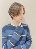 30代40代50代耳かけショート前髪なしハンサムショートカット寺井