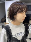 レイヤーカット/ウェットへア/オリーブベージュ/表参道