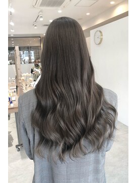 ワク 岡崎店(waku) 艶髪ワンカラーグレージュ