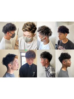 【メンズ特殊パーマ◎】波巻、ツイスト、スパイラルなど…技術が必要な特殊パーマはぜひお任せください！