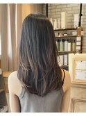ワンカールで決まるレイヤーカット